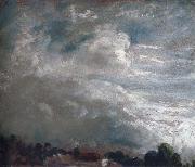 John Constable Cloud study,horizon of trees 27 September 1821 oil painting picture wholesale